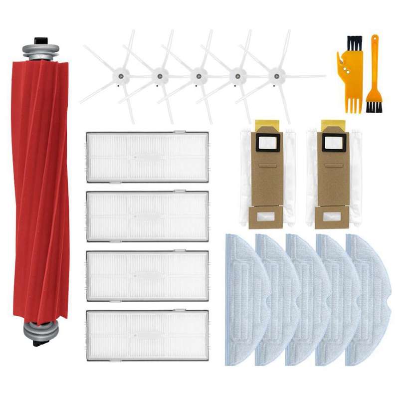 For Xiaomi Roborock S7 / T7s Plus Rag Hepa Filter Side Brush Dust Bag