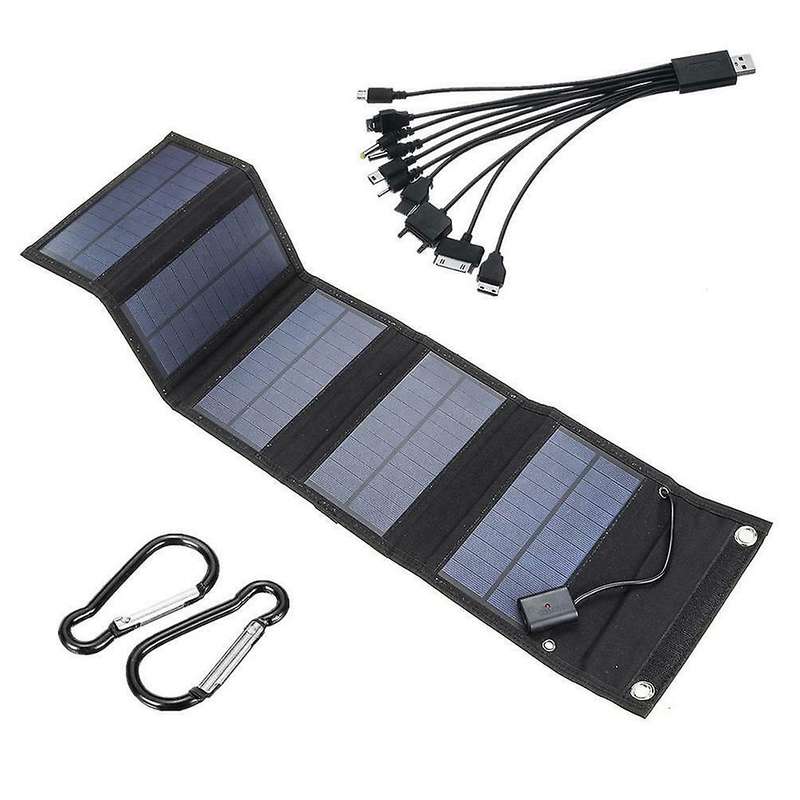 70w Foldable Usb Solar Panel Cell Charger for Mobile Phone Hiking