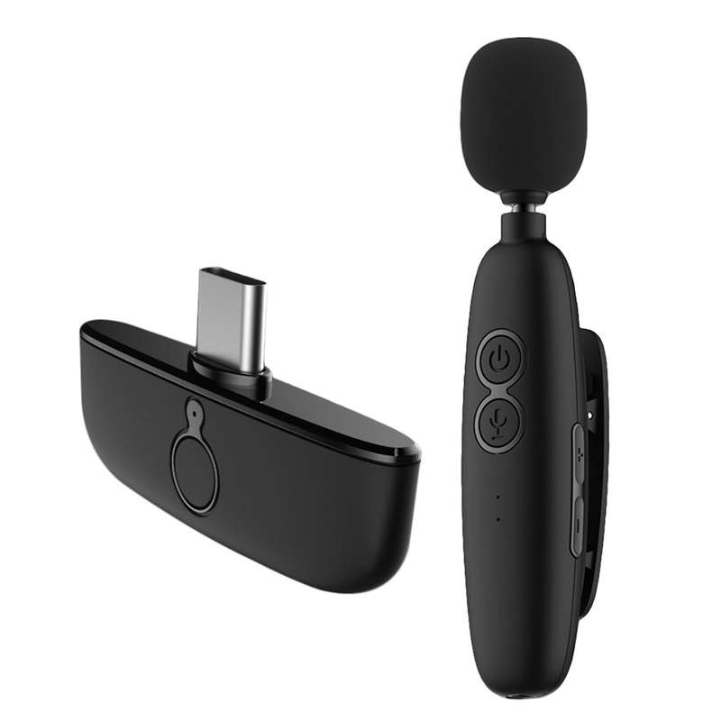 2.4ghz Wireless Lavalier Microphone for Youtube Facebook Live Vlogger