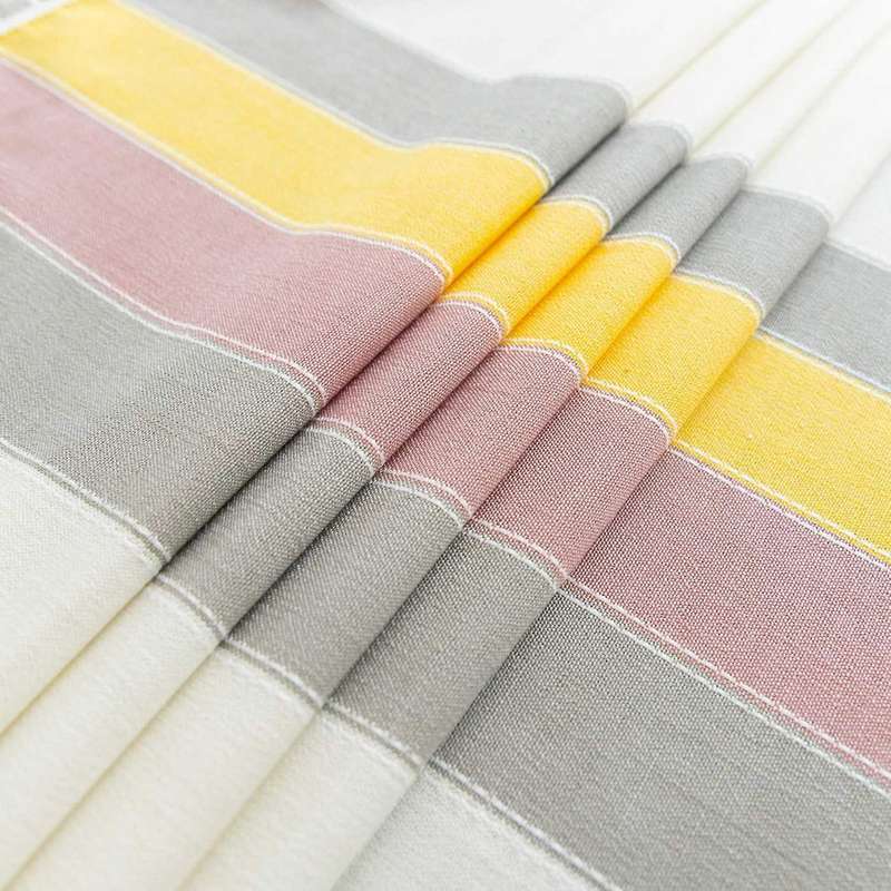 Cotton and Linen Tablecloth Decoration Wedding Table Cloth Yellow
