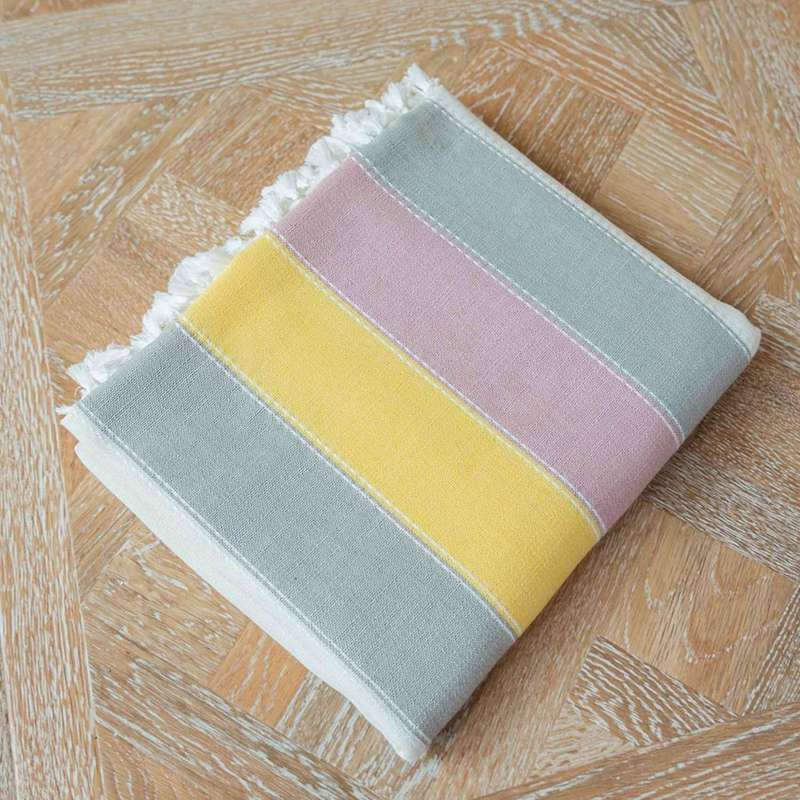 Cotton and Linen Tablecloth Decoration Wedding Table Cloth Yellow