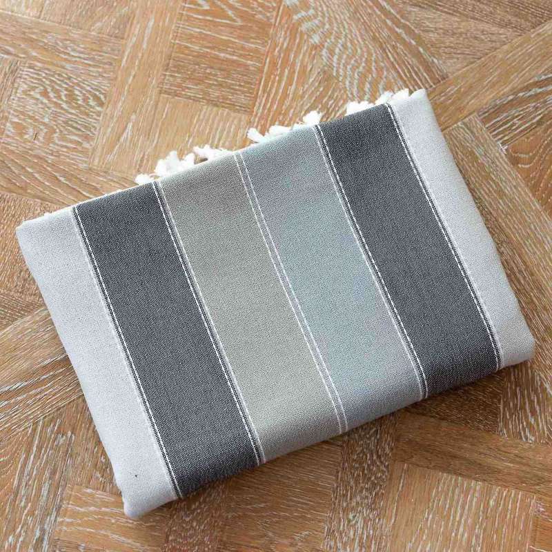 Cotton and Linen Tablecloth Decoration Wedding Table Cloth Light Gray