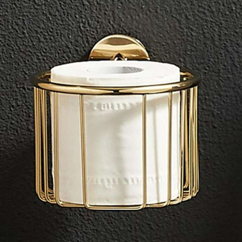Wooden Tissue Holder Wall Mounted Toilet Paper Rack Home Supplies 2