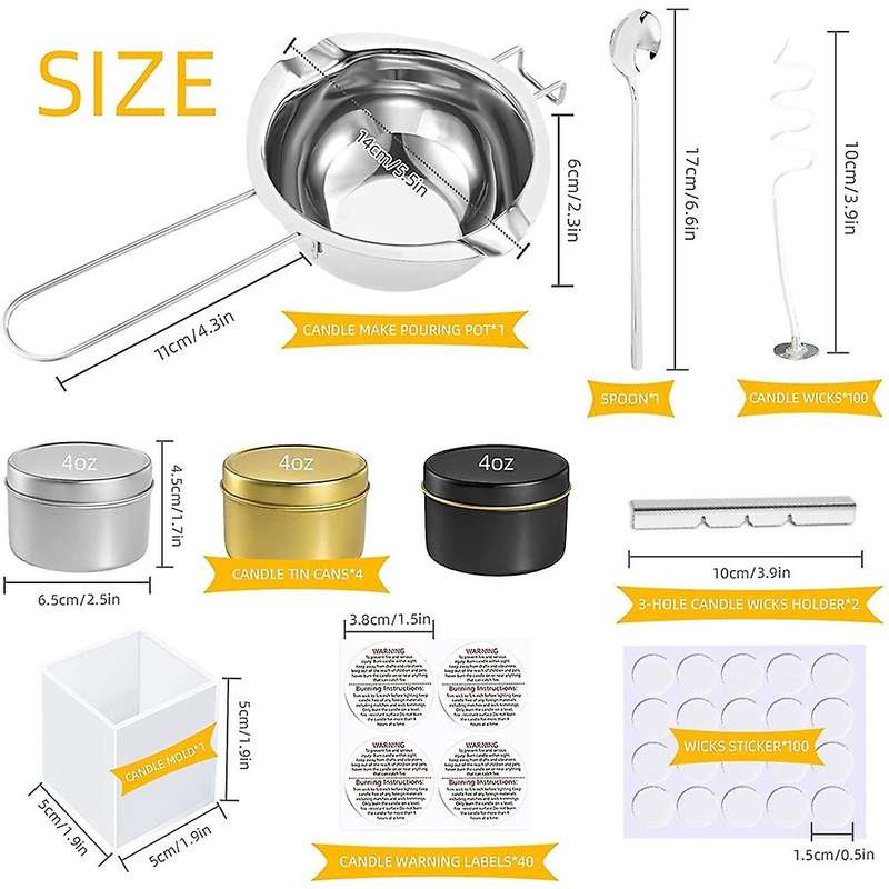 Candle Making Kit,diy Candles Craft Tools,candle Making Pouring Pot