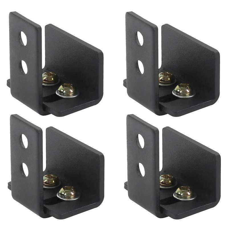 4 Piece Sliding Door Floor Rails, Adjustable, Great for Sliding Doors
