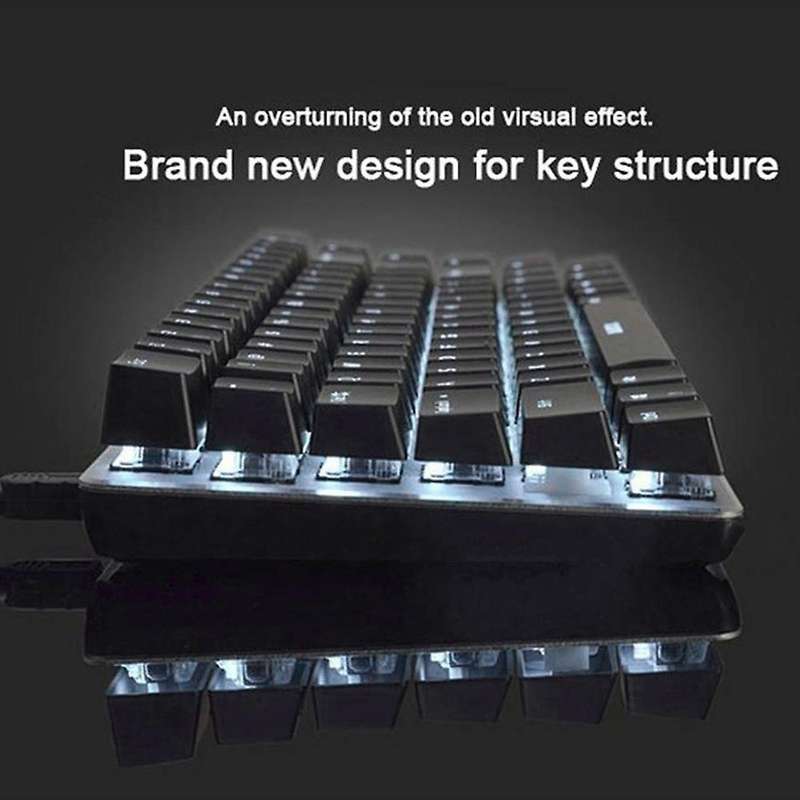 Ajazz Ak33 Wired Gaming Keyboard Led Backlit 82 Keys Usb Keyboard
