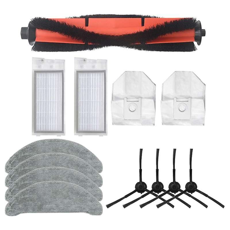 13pcs Main Brush Mop Cloth Hepa Filter Parts for Roidmi Eve Plus