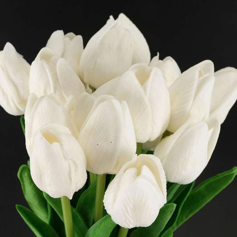 20pcs Tulip Flower Latex Real Touch for Wedding Decor Flower Best
