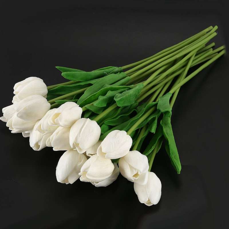 20pcs Tulip Flower Latex Real Touch for Wedding Decor Flower Best