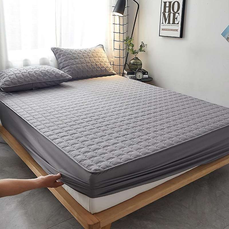 Cotton Fitted Sheet Bed Mattress Protector Cover Winter Warm --150cm
