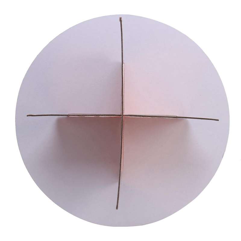 4 Set 3-tier Round Cardboard Cupcake Stand for 24 Cupcakes Perfect