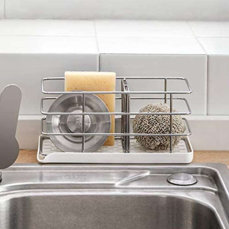Stainless Steel Sponge Holder, Multifunctional Kitchen Sink Organizer