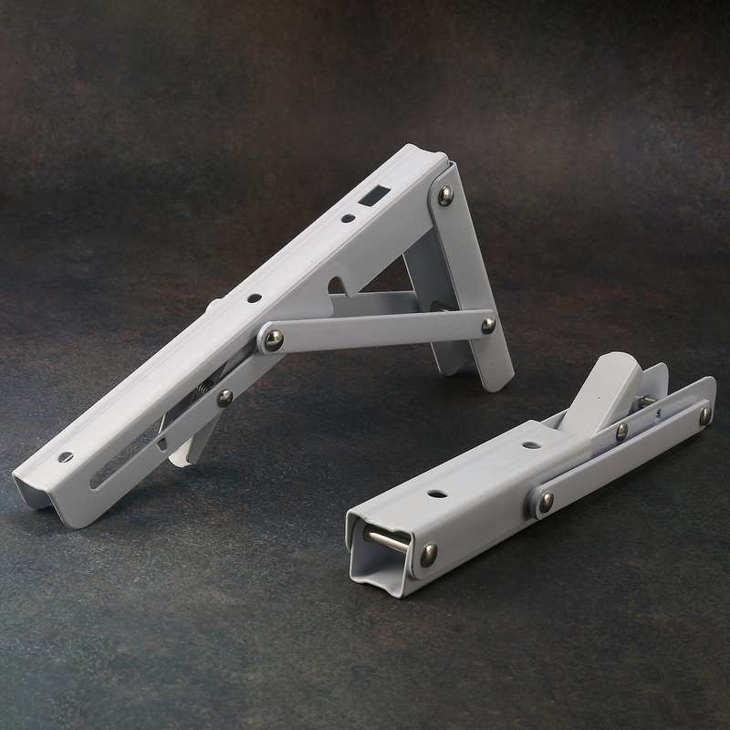 Folding Shelf Brackets 8 Inch Heavy Duty Stainless Steel Collapsible