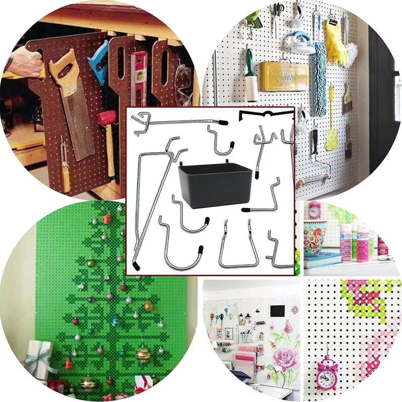 Pegboard Hooks,timber Board Hook Classification Cork Board Set