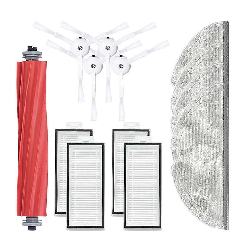 Main Brush Side Brush Filter Mop Kit for Xiaomi Stone Q7 Max Robot