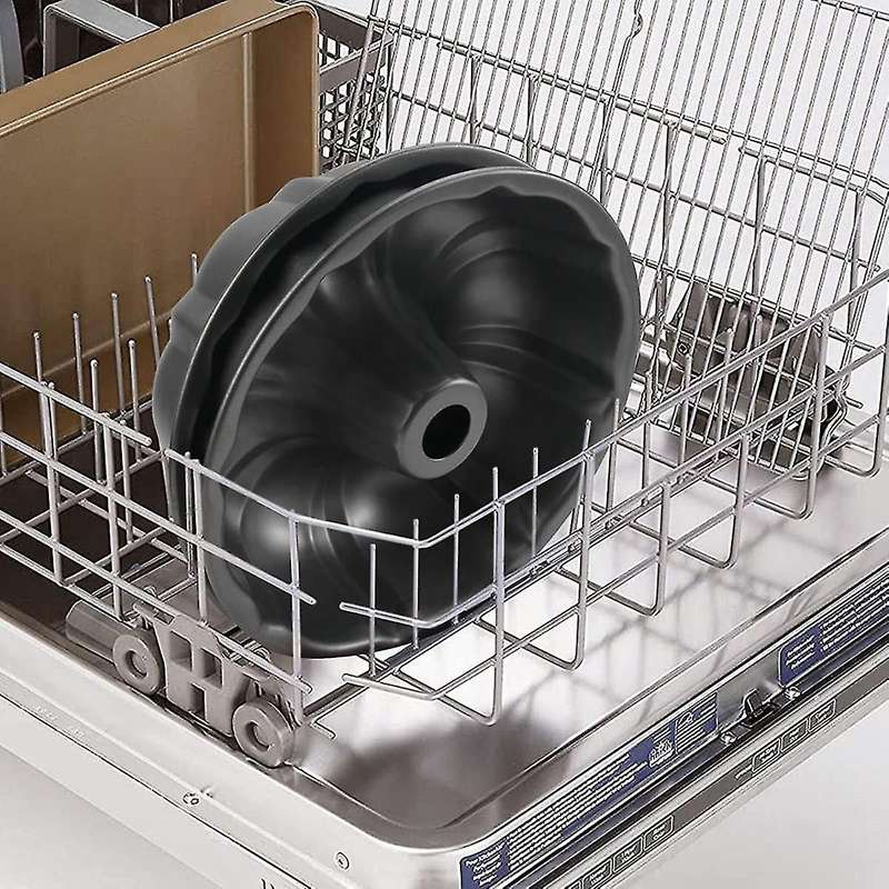 2 Pcs 10 Inch Tube Cake Pans for Baking, Carbon Steel Baking Mold