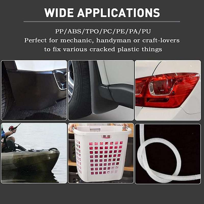 210pcs Plastic Welding Rods, 7 Types Abs Pp Pu Pe Pa Pc Tpo 13 Inch