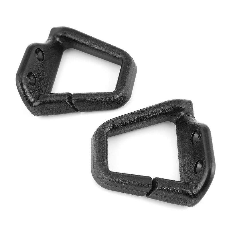 Front Seat Belt Shoulder Guide Clips for 93-02 Camaro Firebird Ebony