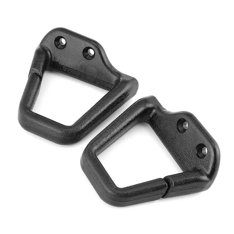 Front Seat Belt Shoulder Guide Clips for 93-02 Camaro Firebird Ebony