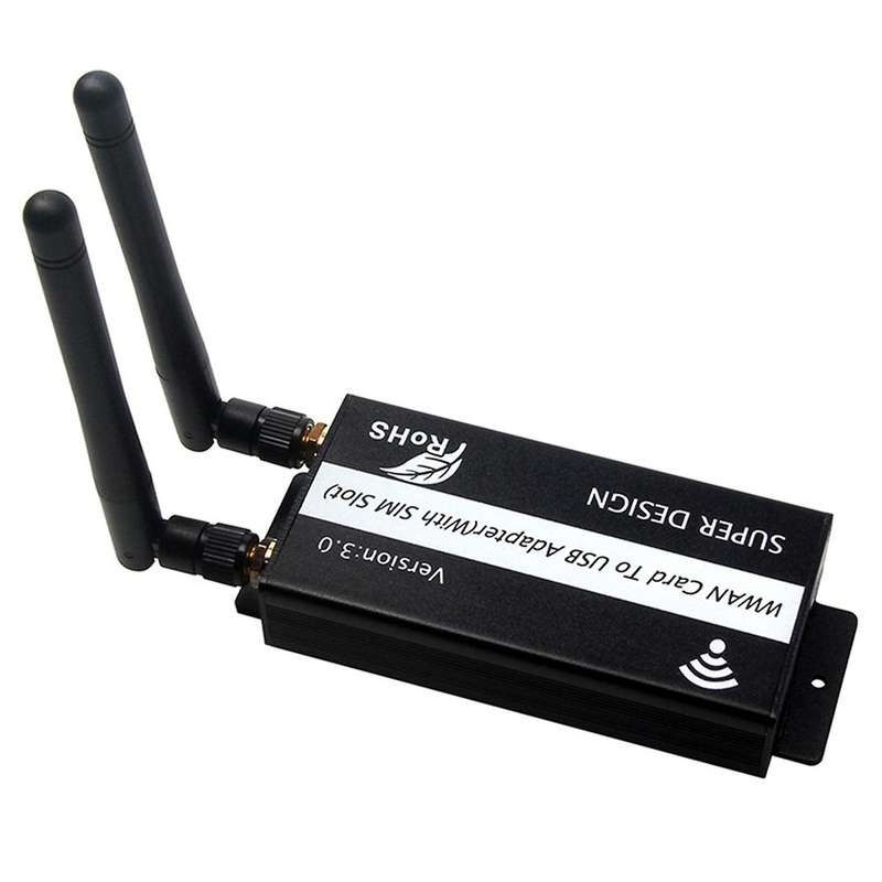 (m.2) Key B to Usb Adapter Board with Sim Card Slot with Shell