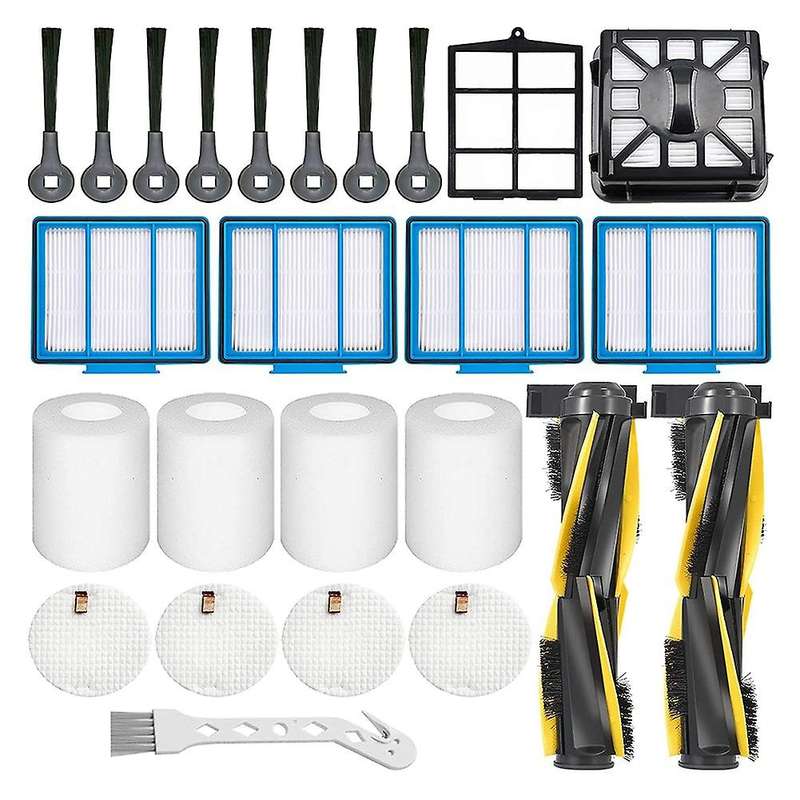 21pcs Replacement Part for Shark Ion Robot Iq R101ae (rv1001ae)