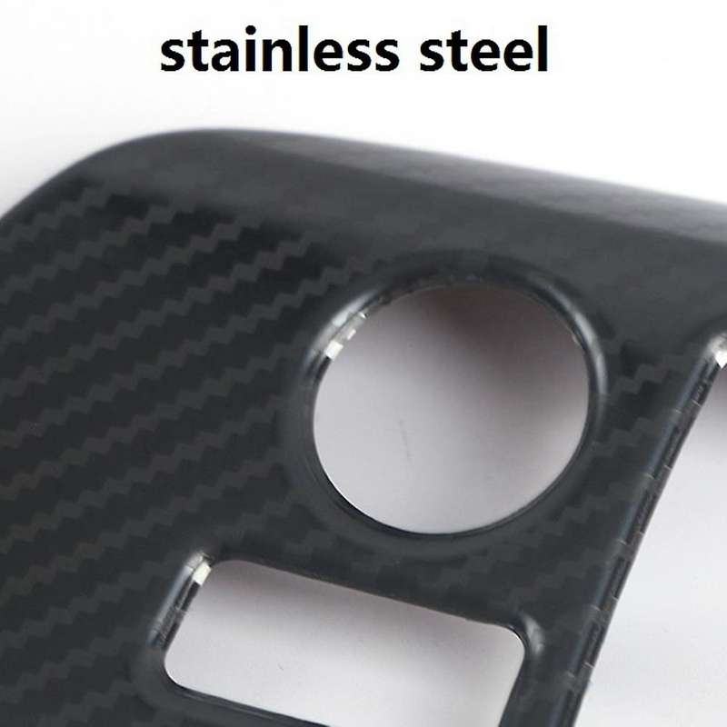 Car Window Glass Lift Switch Button Panel Cover Trim,lhd Black