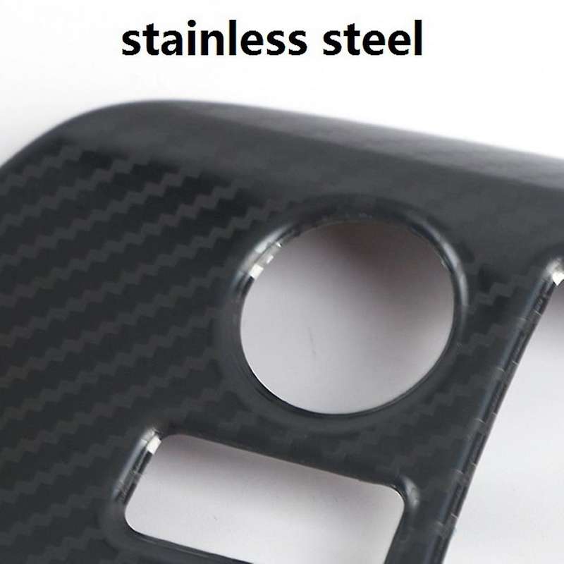 Car Window Glass Lift Switch Button Panel Cover Trim,lhd Carbon