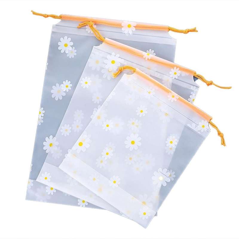 Drawstring Bag Towel Socks Packaging Underwear Dust Bag Yellow