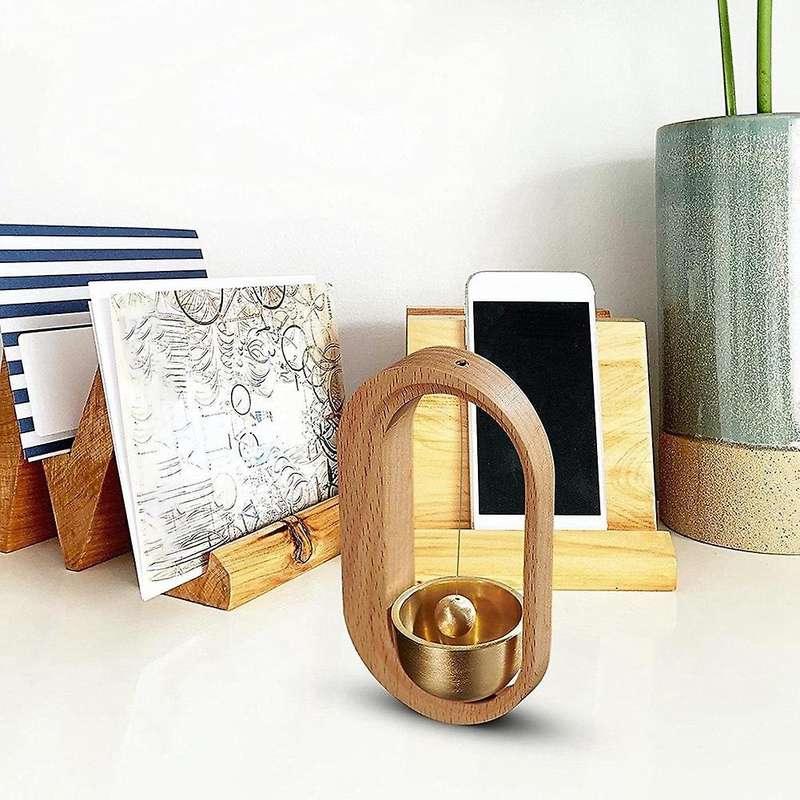Decorative Wooden Doorbell, for Good Luck, Entrance Alert Chime Bell
