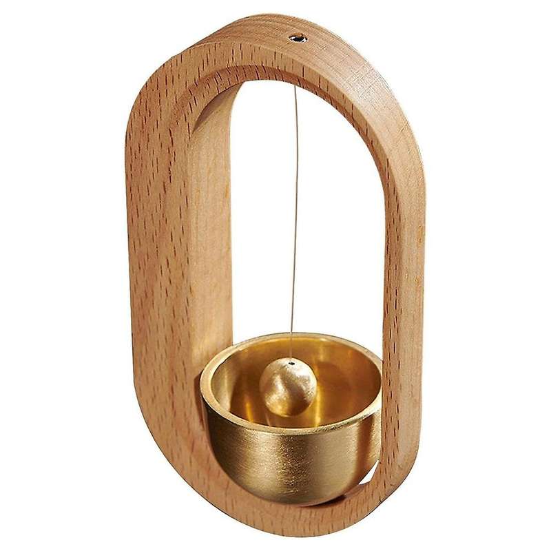 Decorative Wooden Doorbell, for Good Luck, Entrance Alert Chime Bell