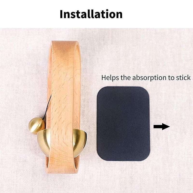 Decorative Wooden Doorbell, for Good Luck, Entrance Alert Chime Bell