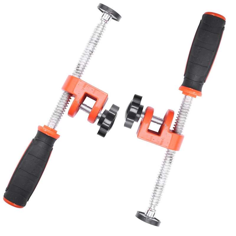 2pcs Woodworking Edge Clamp F Clamp Quick Clamp Function Expansion