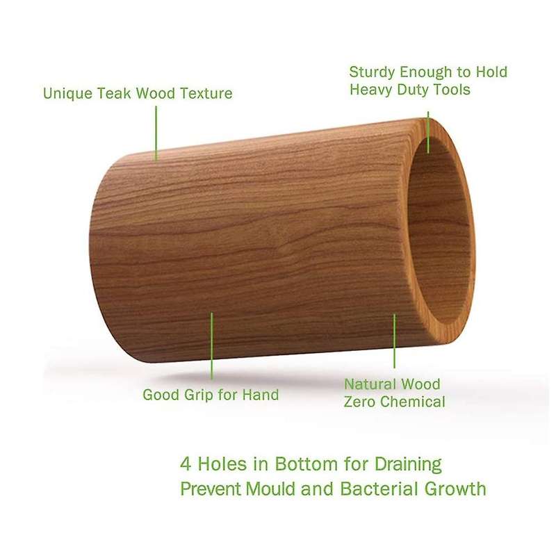 Wooden Tableware,tableware Set with Stand,wooden Shovel Spoon 5pcs