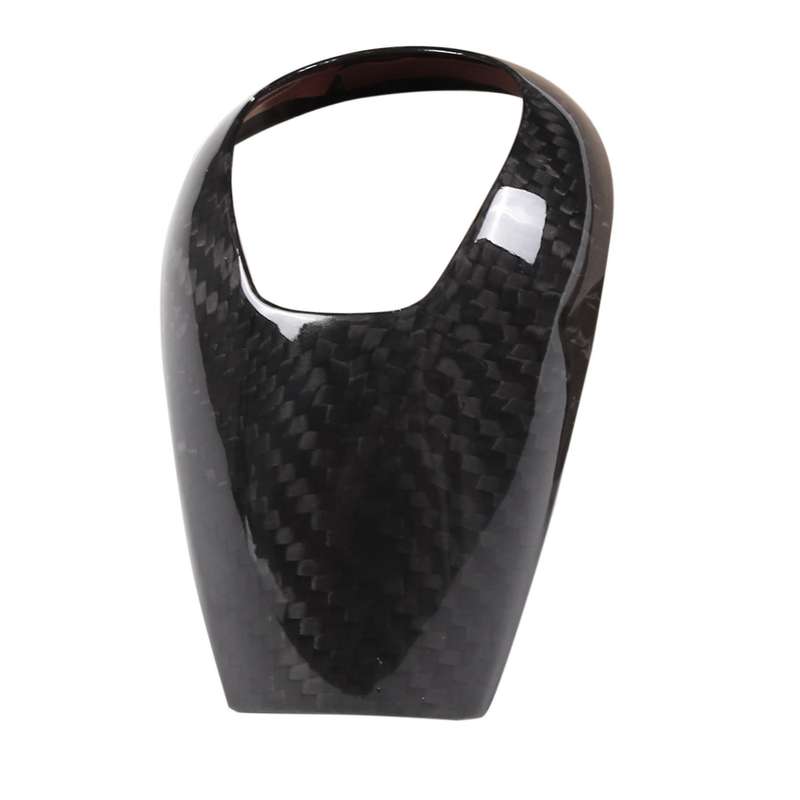 Carbon Fiber Car Gear Shift Knob Cover Trim Car Styling
