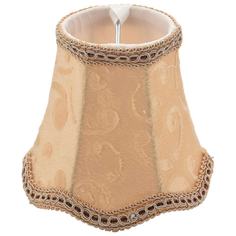 Modern Chandelier Accessories Suitable for Crystal Candle Apricot
