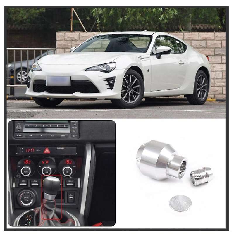 For Toyota 86 Subaru Brz 2012-2020 Car Gear Shift Knob, Silver