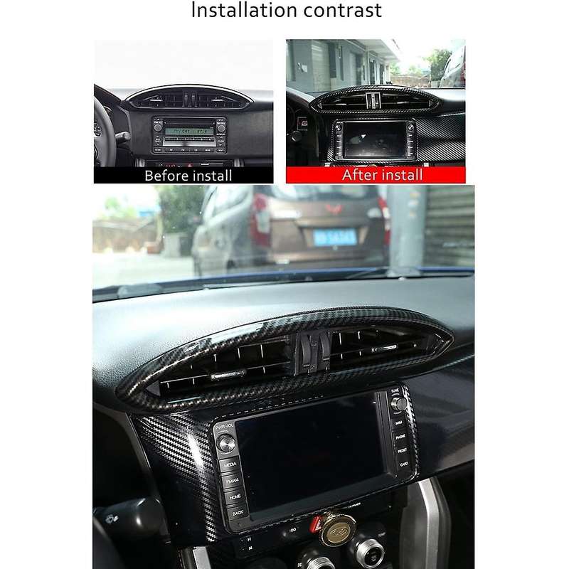 Car Center Console Dashboard Air Conditioning Outlet Frame Cover Trim