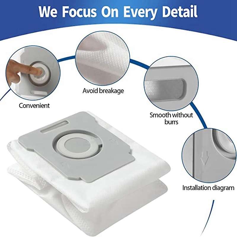 20pcs Vacuum Replacement Bags Dirt Disposal Bags for Irobot