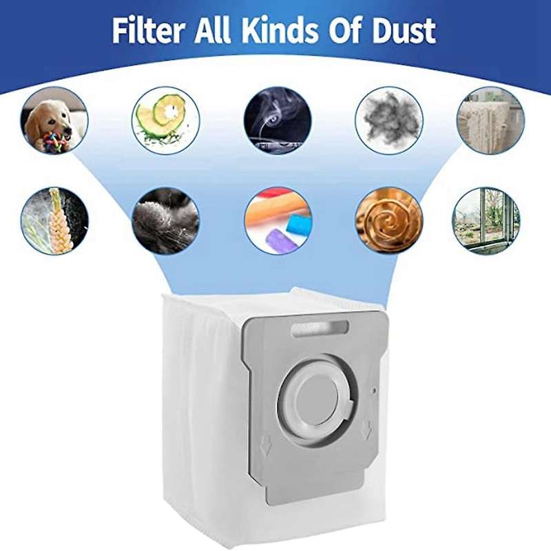20pcs Vacuum Replacement Bags Dirt Disposal Bags for Irobot