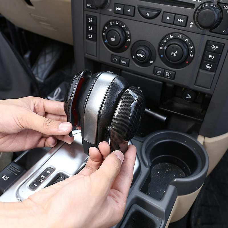 Car Gear Shift Knob Head Cover Trim Stickers for Land Rover Discovery