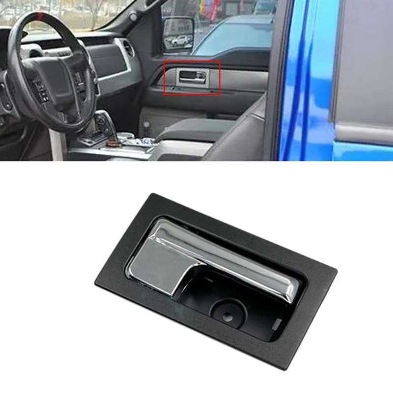 2pcs Left+right Car Inner Handle Door Trim for Ford F150 2009-2014