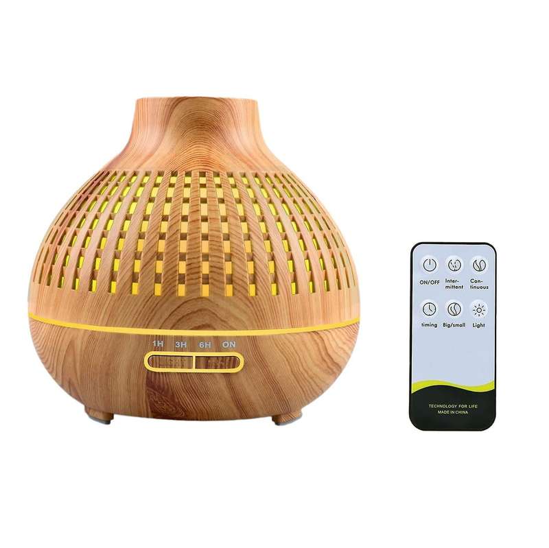 400 Ml Essential Oil Diffuser with Timer for Bedroom with Eu Plug