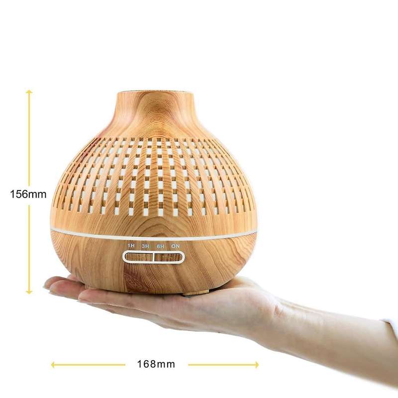 400 Ml Essential Oil Diffuser with Timer for Bedroom with Eu Plug