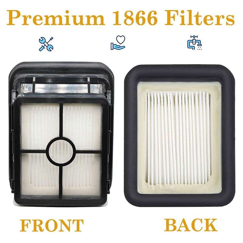 Filter for Bissell 1866 Cross Wave Series and 1785 Cleaner 8 Pack