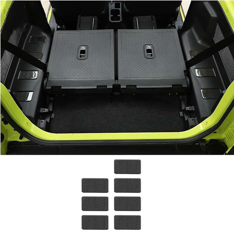 Car Rear Row Stickers for Suzuki Jimny 2019-2022,carbon Fiber
