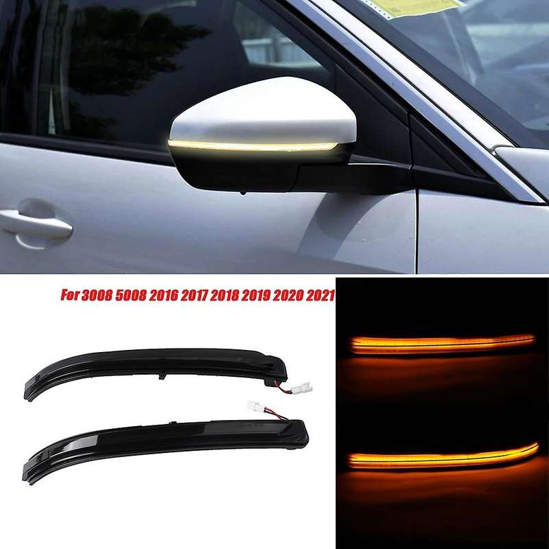 For Peugeot 3008 5008 2016-2021 Dynamic Turn Signal Light Led Light