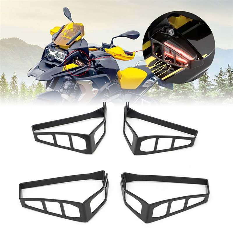 Front Rear Turn Signal Led Light Protection Cover for -bmw R1200gs