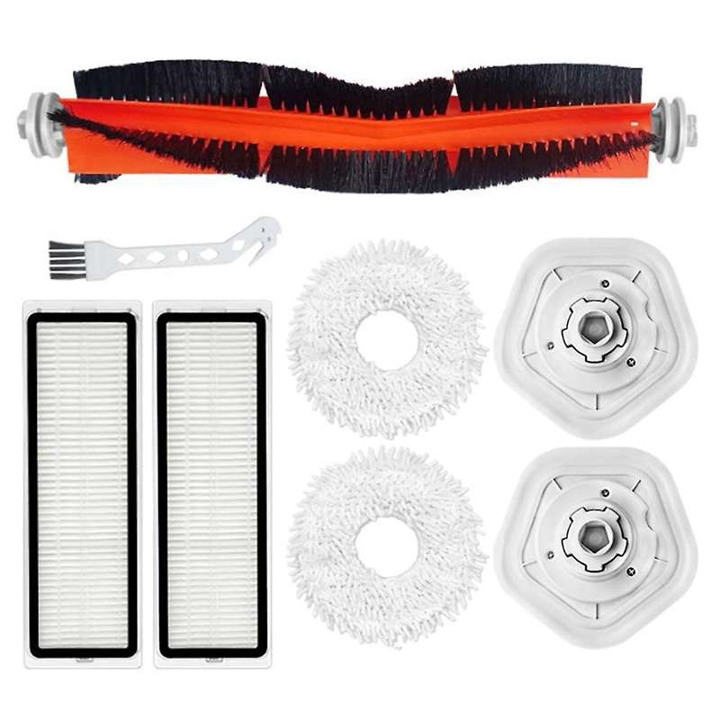 8pcs Replacement Kit Main Brush Filter Mop Cloth Cleaning Brush