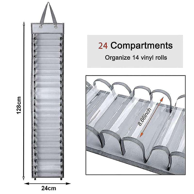 24 Hole Vinyl Roll Holder Organizers for Vinyl Sheets/design Drawings