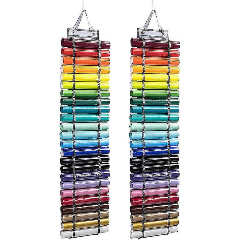 24 Hole Vinyl Roll Holder Organizers for Vinyl Sheets/design Drawings